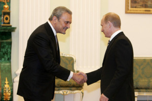 Сауд аль-Файсал и Владимир Путин. 2008 год. 
Пресс-служба Кремля