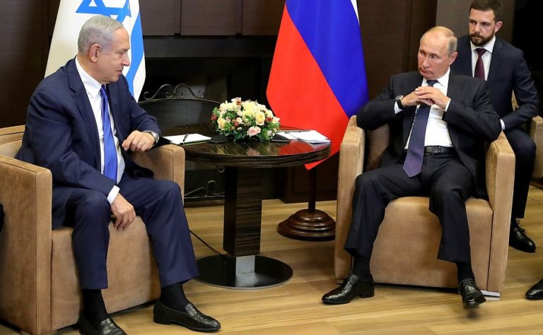Биньямин Нетаниягу и Владимир Путин