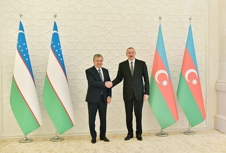 Ilham_Aliyev_met_with_President_of_Uzbekistan_Shavkat_Mirziyoyev,_2019_02