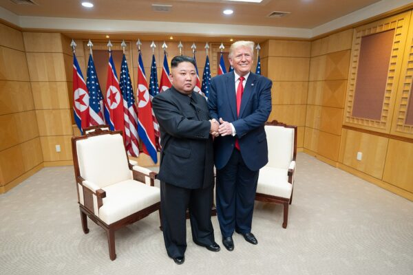 Ким Чен Ын и Дональд Трамп