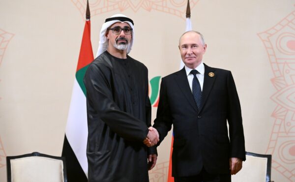 Наслкедный принц ОАЭ и президент России