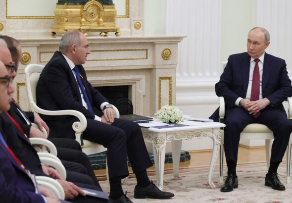 Никол Пашинян и Владимир Путин